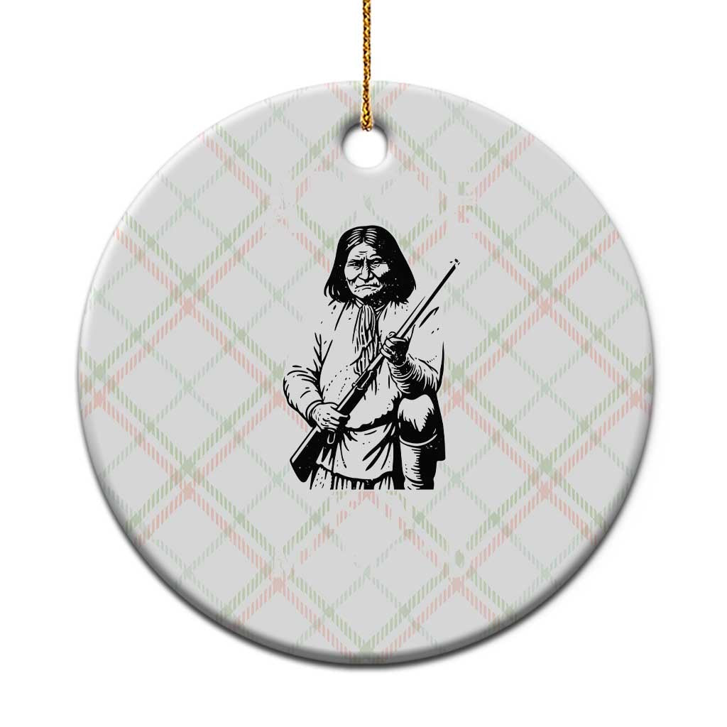 Native American Ceramic Ornament Apache Is In My Blood - Wonder Print Shop