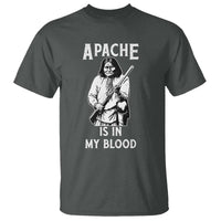 Native American T Shirt Apache Is In My Blood - Wonder Print Shop