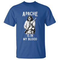 Native American T Shirt Apache Is In My Blood - Wonder Print Shop