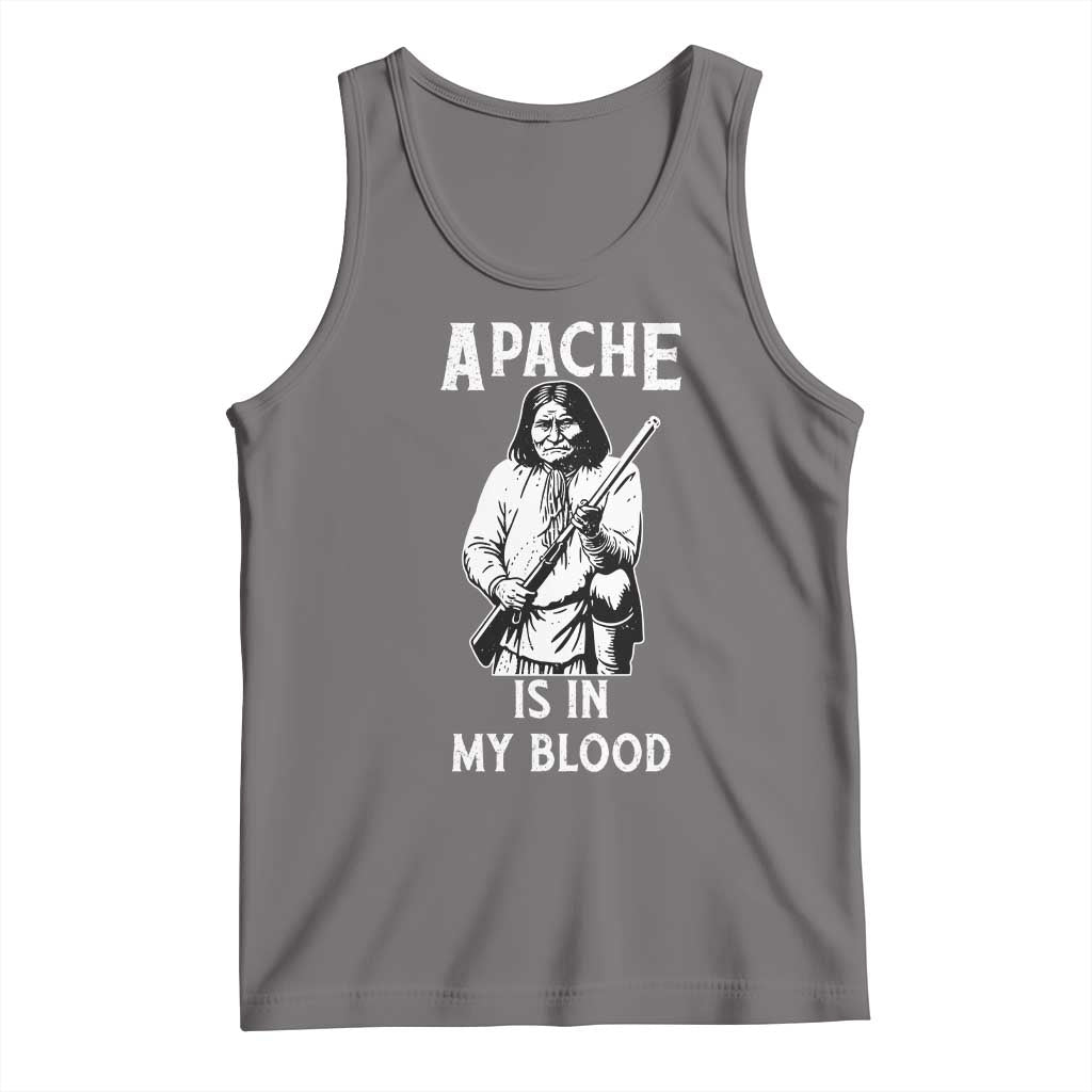 Native American Tank Top Apache Is In My Blood - Wonder Print Shop