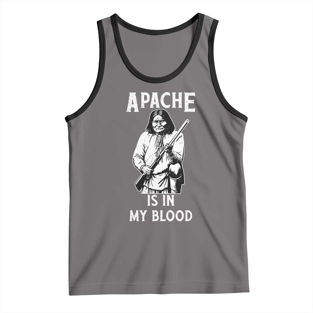 Native American Tank Top Apache Is In My Blood - Wonder Print Shop