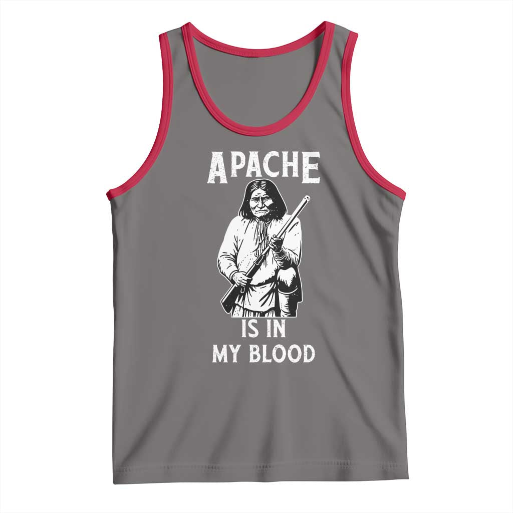 Native American Tank Top Apache Is In My Blood - Wonder Print Shop