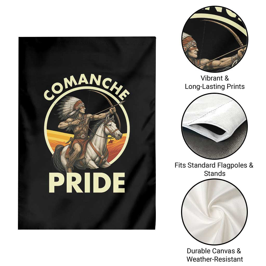 Native American Comanche Pride Indigenous People Day Garden Flag - Wonder Print Shop