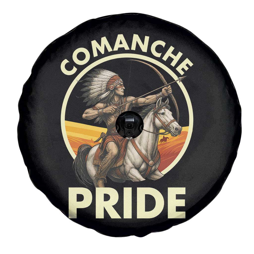 Native American Comanche Pride Indigenous People Day Spare Tire Cover - Wonder Print Shop