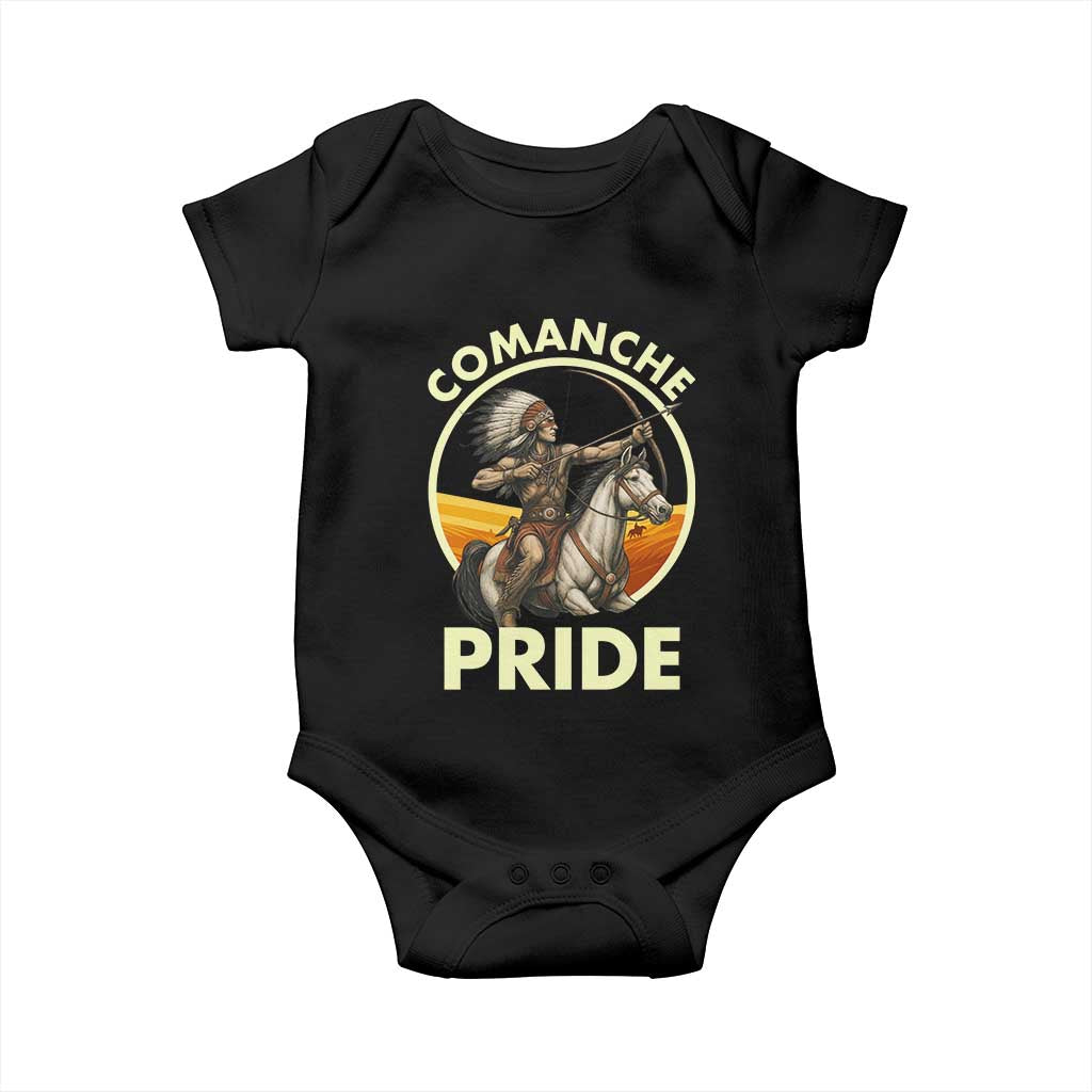 Native American Comanche Pride Indigenous People Day Baby Onesie - Wonder Print Shop