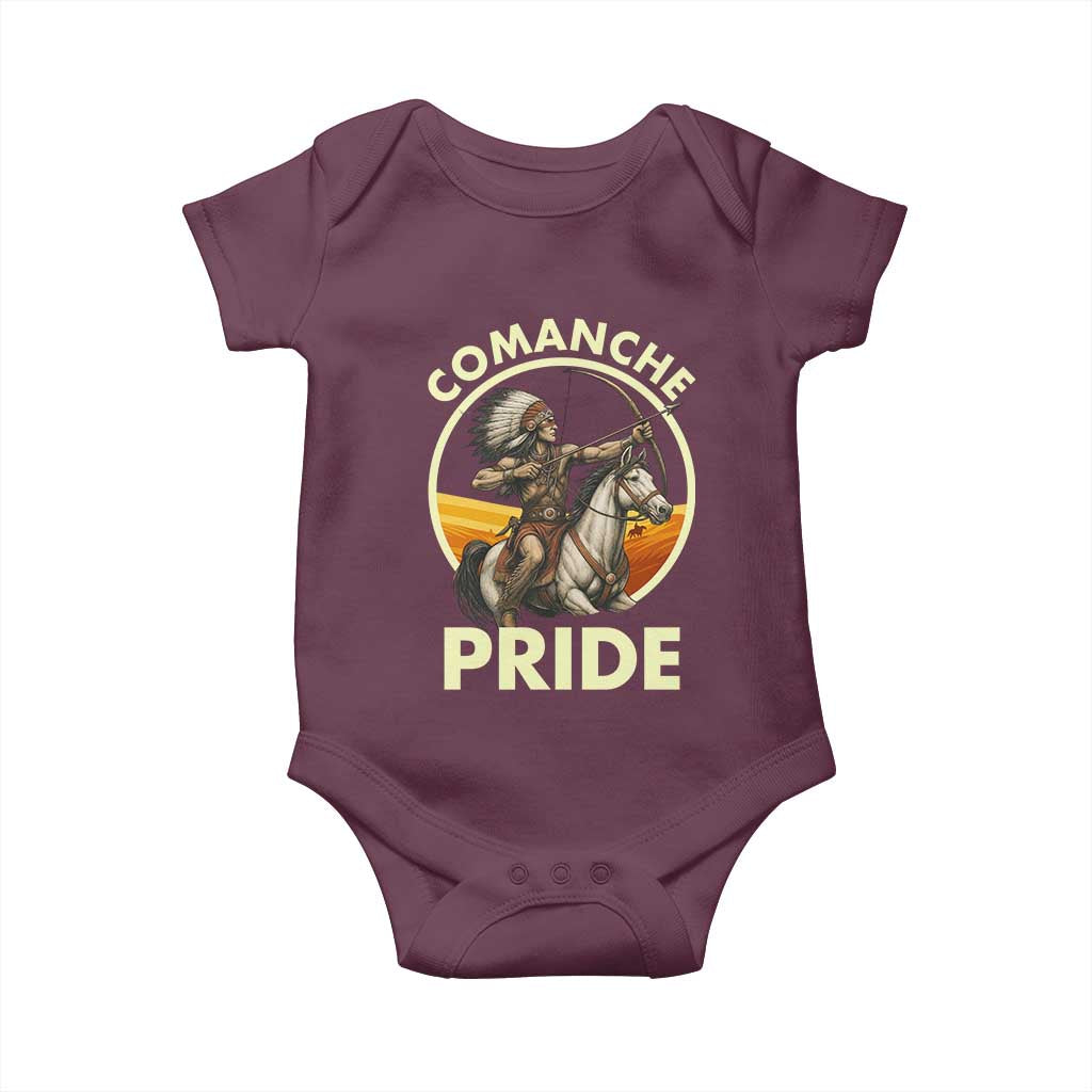 Native American Comanche Pride Indigenous People Day Baby Onesie - Wonder Print Shop