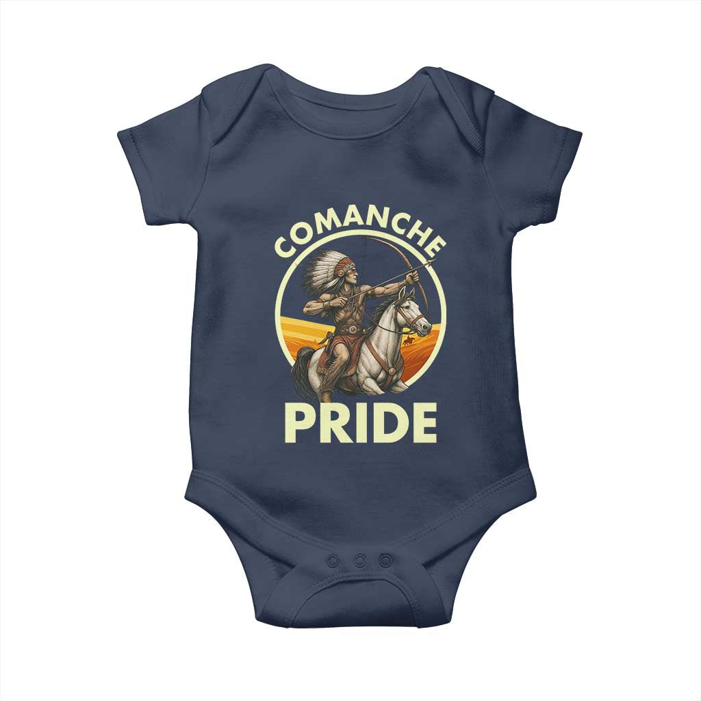 Native American Comanche Pride Indigenous People Day Baby Onesie - Wonder Print Shop