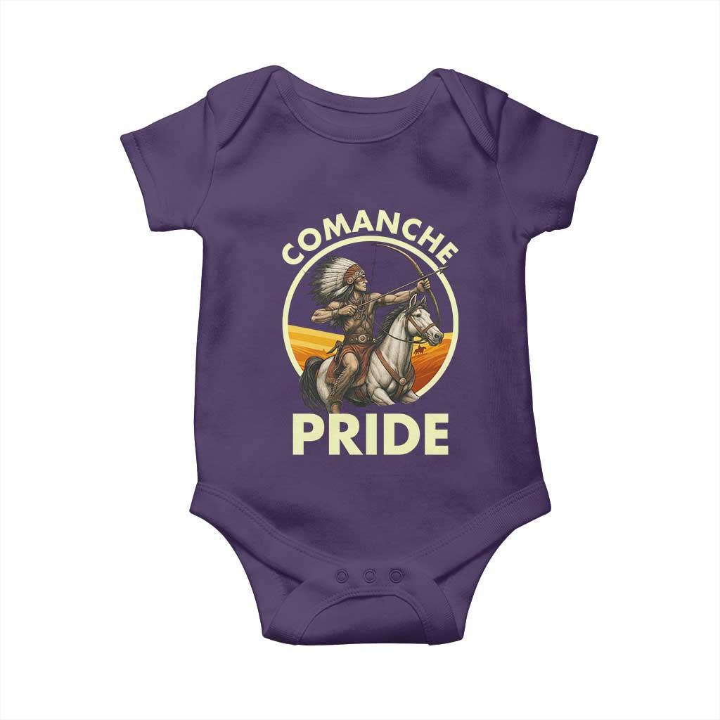 Native American Comanche Pride Indigenous People Day Baby Onesie - Wonder Print Shop