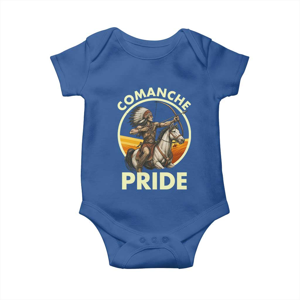 Native American Comanche Pride Indigenous People Day Baby Onesie - Wonder Print Shop