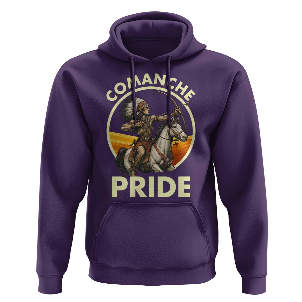 Native American Comanche Pride Indigenous People Day Hoodie - Wonder Print Shop