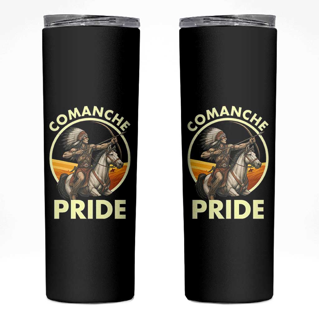 Native American Comanche Pride Indigenous People Day Skinny Tumbler