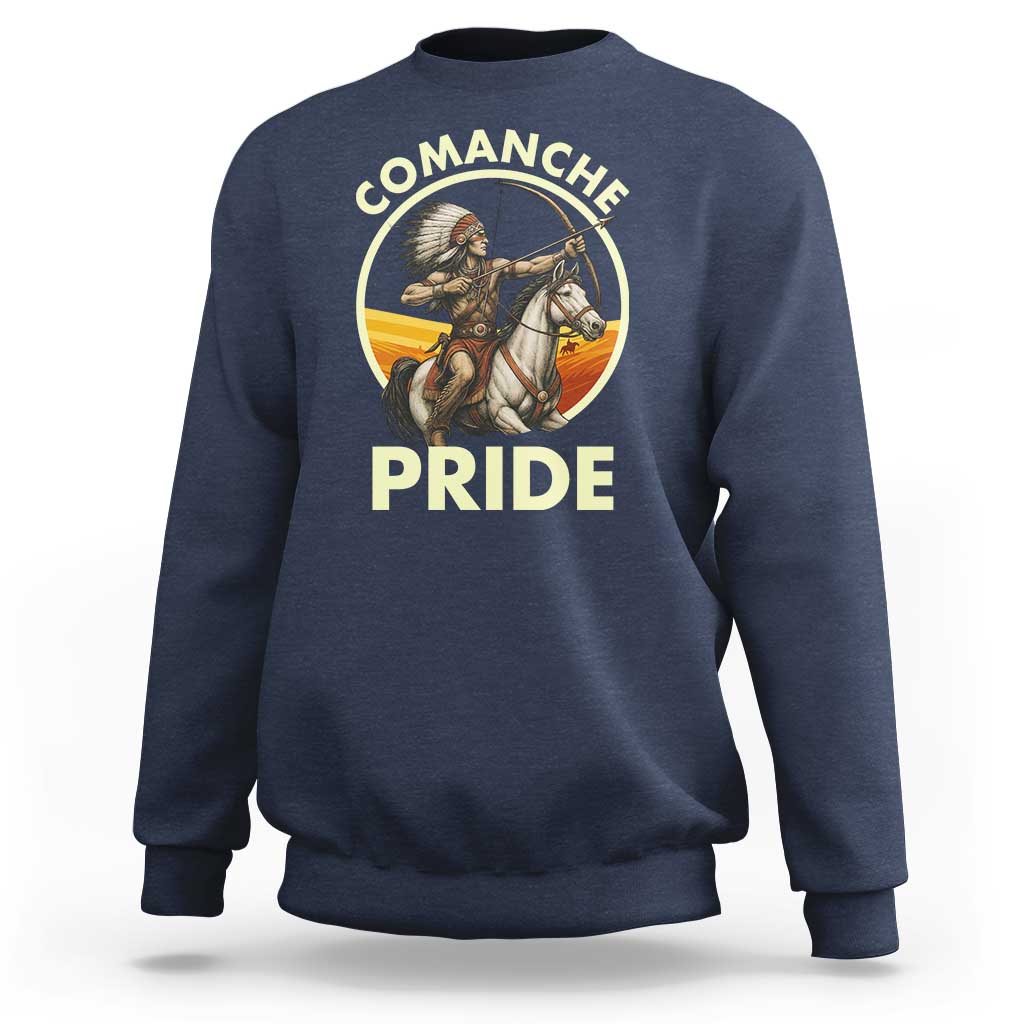 Native American Comanche Pride Indigenous People Day Sweatshirt - Wonder Print Shop