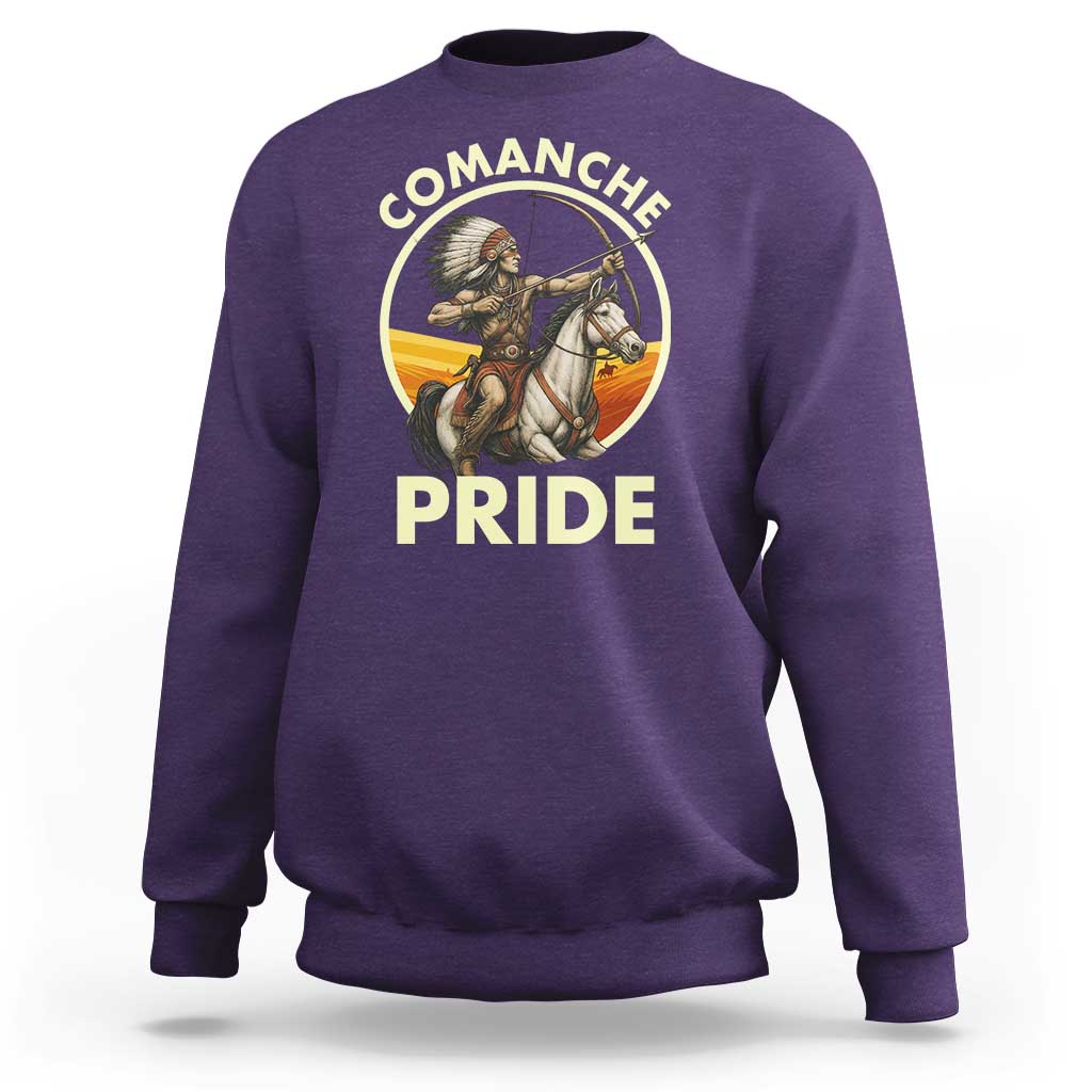 Native American Comanche Pride Indigenous People Day Sweatshirt - Wonder Print Shop