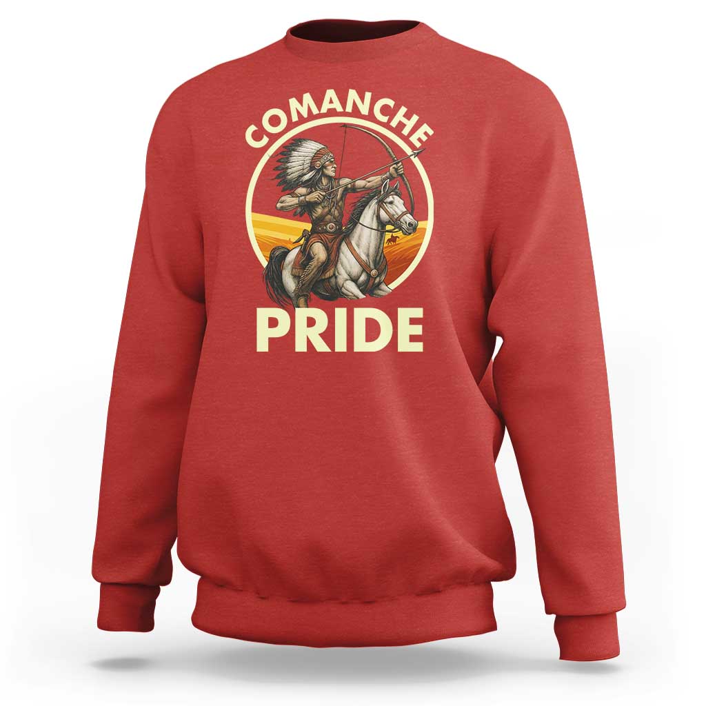Native American Comanche Pride Indigenous People Day Sweatshirt - Wonder Print Shop
