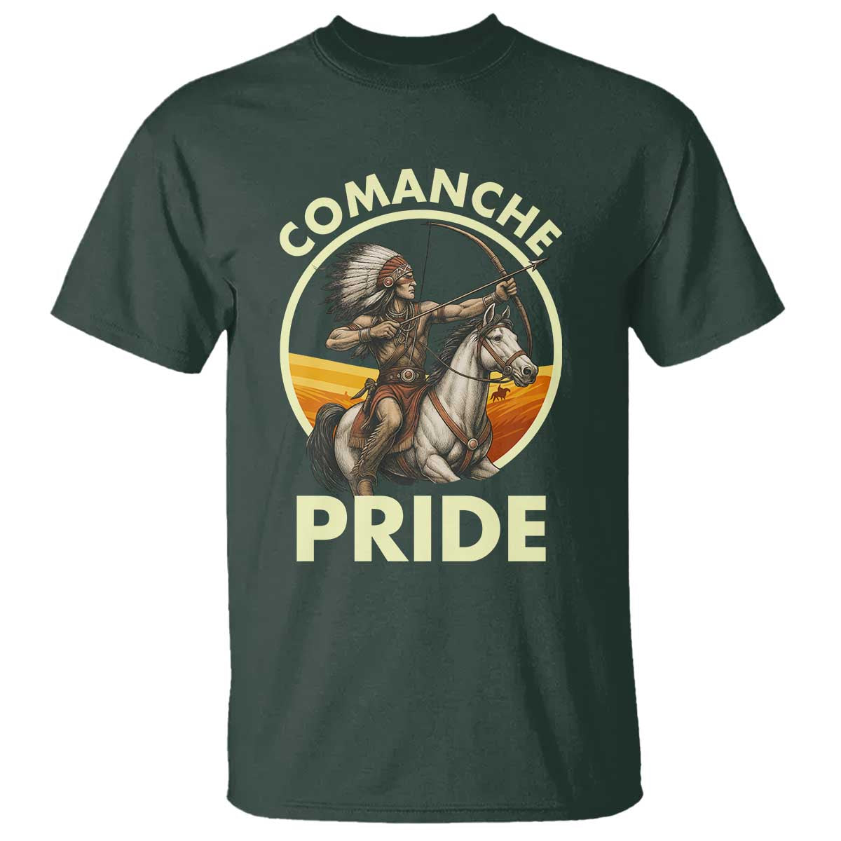 Native American Comanche Pride Indigenous People Day T Shirt - Wonder Print Shop