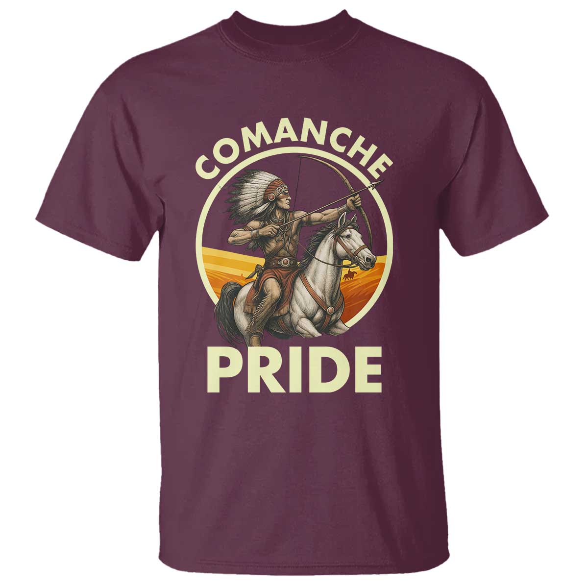 Native American Comanche Pride Indigenous People Day T Shirt - Wonder Print Shop
