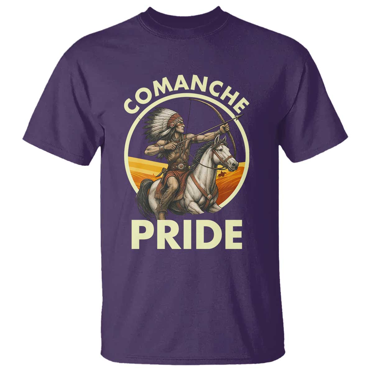Native American Comanche Pride Indigenous People Day T Shirt - Wonder Print Shop