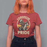 Native American Comanche Pride Indigenous People Day T Shirt For Women - Wonder Print Shop