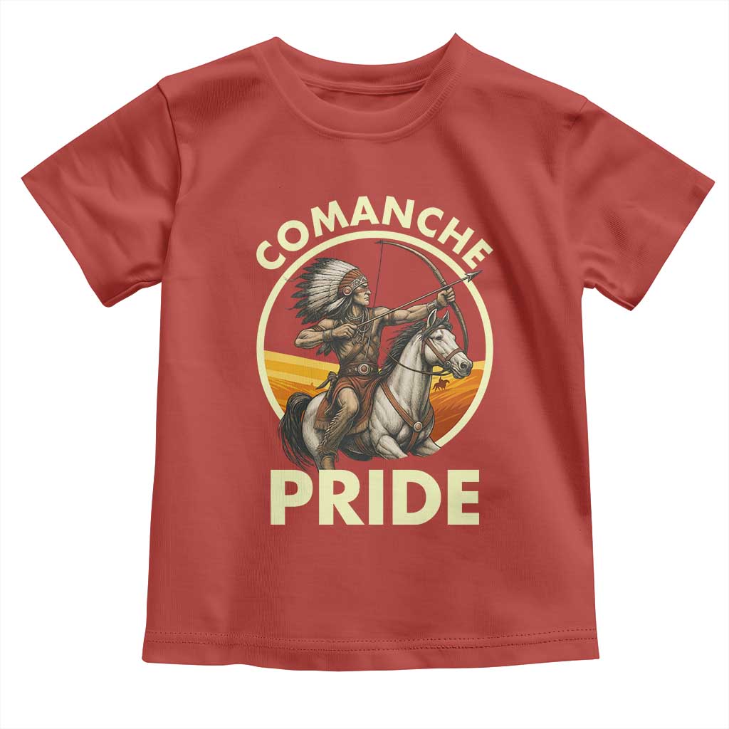 Native American Comanche Pride Indigenous People Day Toddler T Shirt - Wonder Print Shop