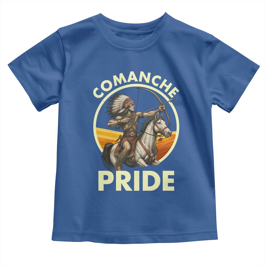 Native American Comanche Pride Indigenous People Day Toddler T Shirt - Wonder Print Shop