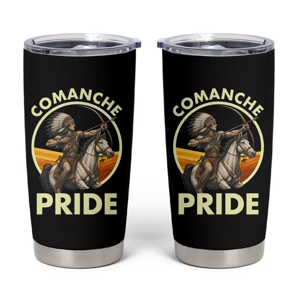 Native American Comanche Pride Indigenous People Day Tumbler Cup