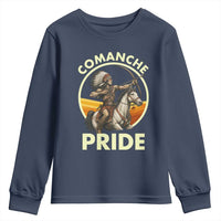 Native American Comanche Pride Indigenous People Day Youth Sweatshirt - Wonder Print Shop