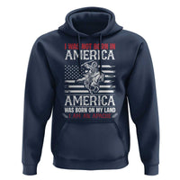 Native American Apache Hoodie I Was Not Born In America - Wonder Print Shop