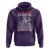 Native American Apache Hoodie I Was Not Born In America - Wonder Print Shop