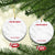 Native American Apache Ceramic Ornament I Was Not Born In America - Wonder Print Shop