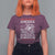 Native American Apache T Shirt For Women I Was Not Born In America - Wonder Print Shop