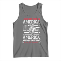 Native American Apache Tank Top I Was Not Born In America - Wonder Print Shop