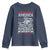 Native American Apache Youth Sweatshirt I Was Not Born In America - Wonder Print Shop