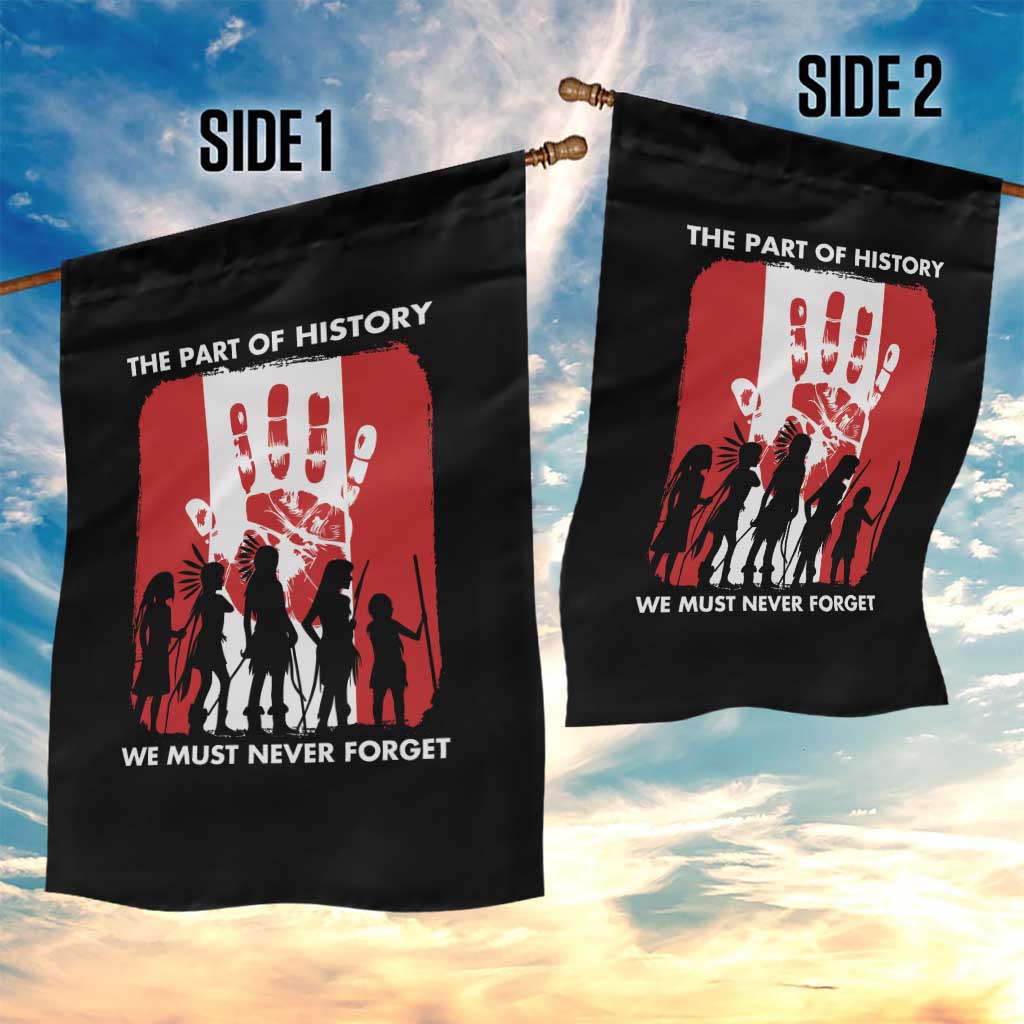 Native American Child Idian Garden Flag The Part Of History We Must Never Forget - Wonder Print Shop