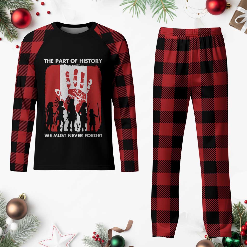 Native American Child Idian Plaid Pajama Set The Part Of History We Must Never Forget - Wonder Print Shop