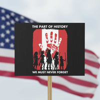 Native American Child Idian Protest Sign The Part Of History We Must Never Forget - Wonder Print Shop