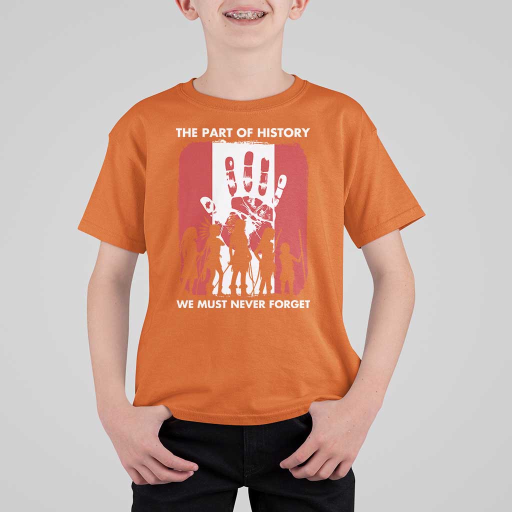 Native American Child Idian T Shirt For Kid The Part Of History We Must Never Forget - Wonder Print Shop