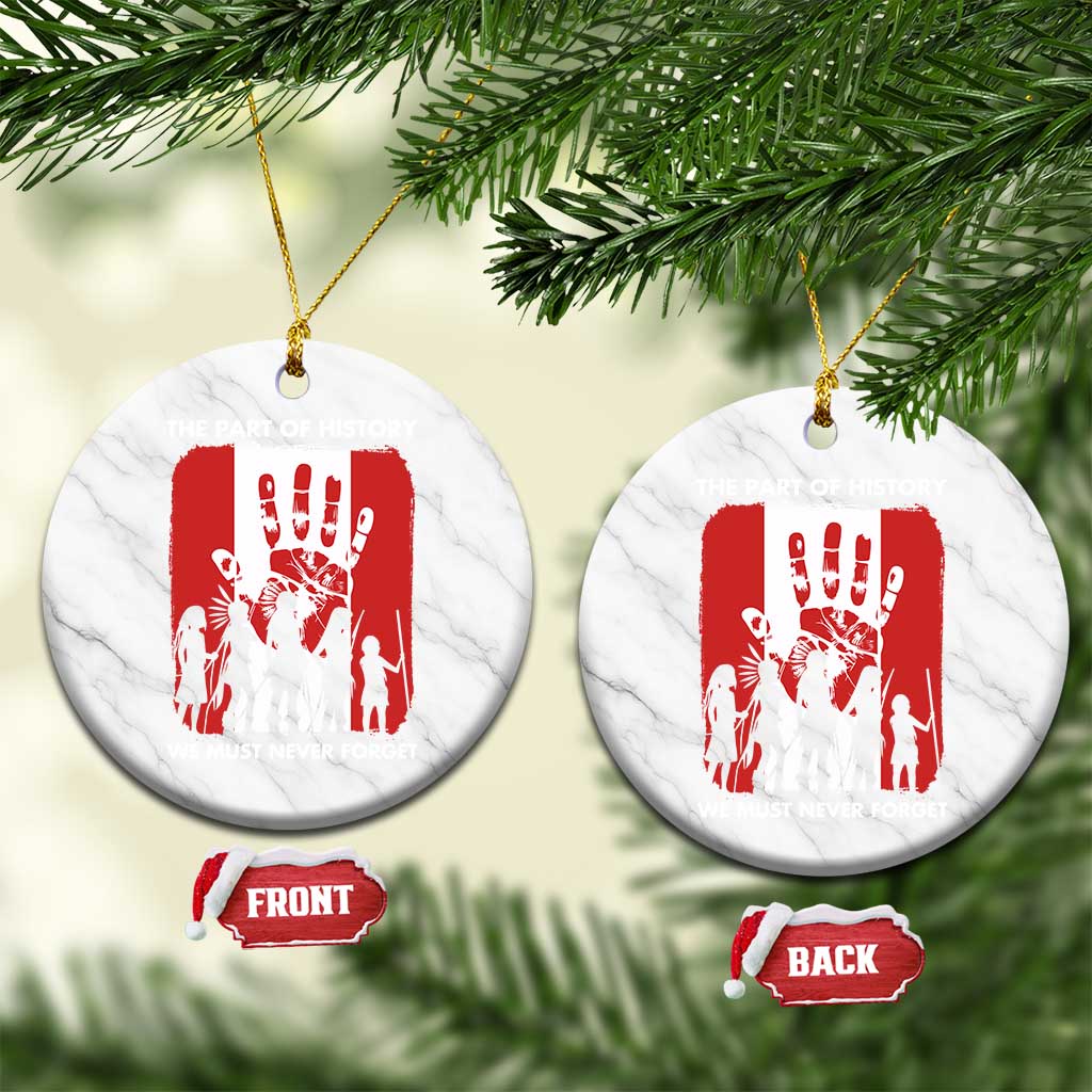 Native American Child Idian Ceramic Ornament The Part Of History We Must Never Forget - Wonder Print Shop