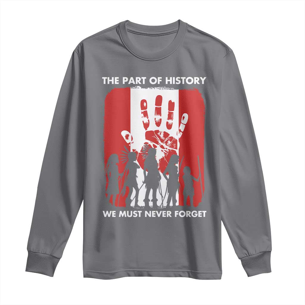 Native American Child Idian Long Sleeve Shirt The Part Of History We Must Never Forget - Wonder Print Shop