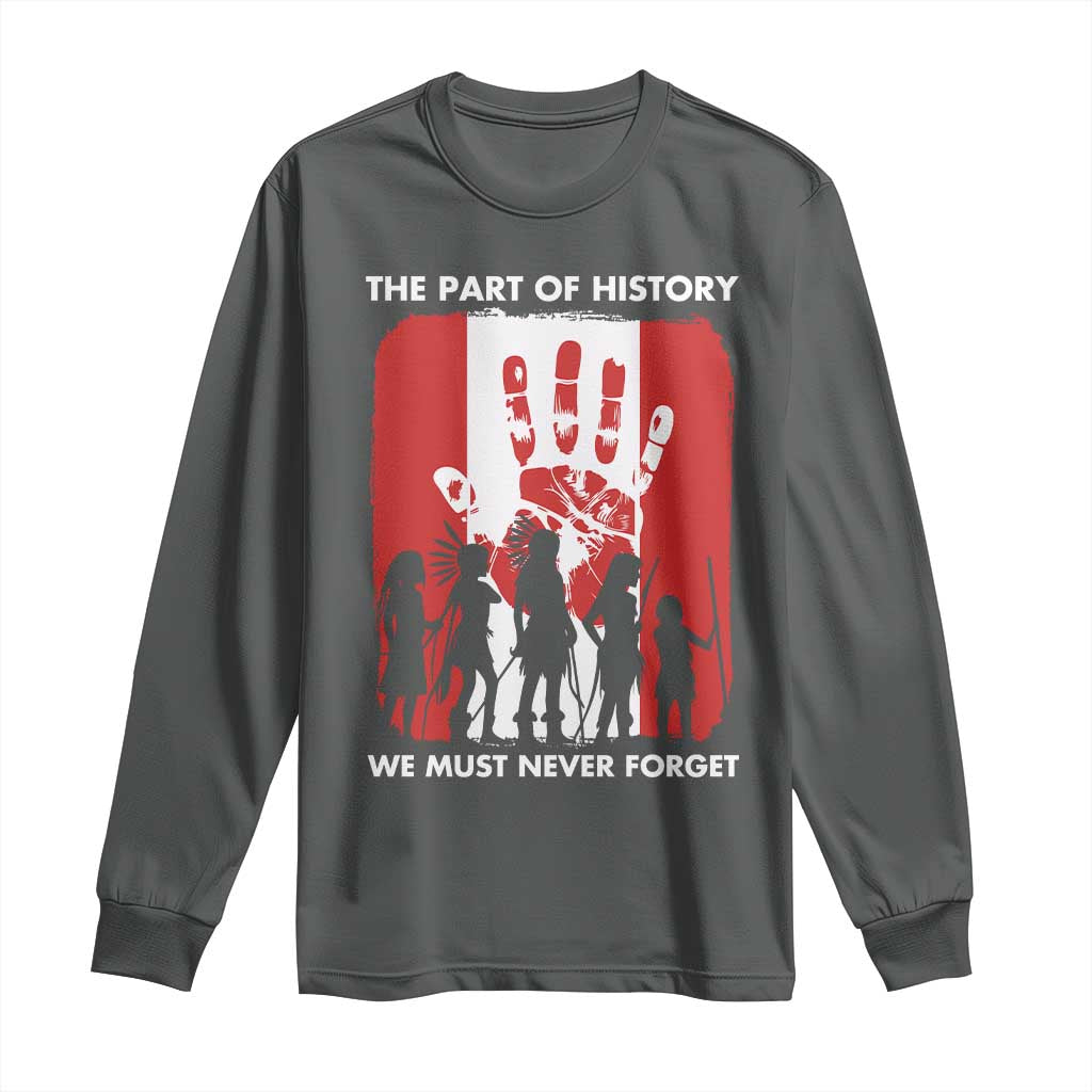 Native American Child Idian Long Sleeve Shirt The Part Of History We Must Never Forget - Wonder Print Shop