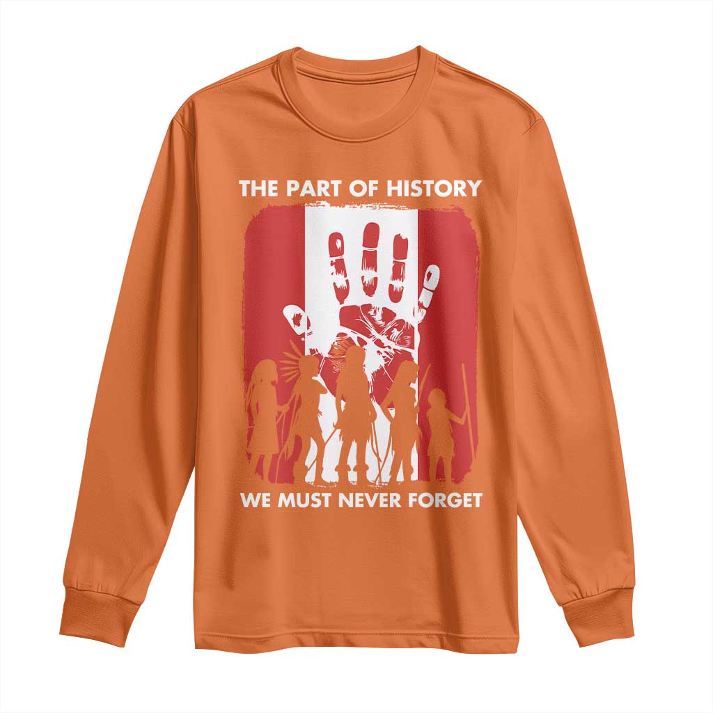 Native American Child Idian Long Sleeve Shirt The Part Of History We Must Never Forget - Wonder Print Shop