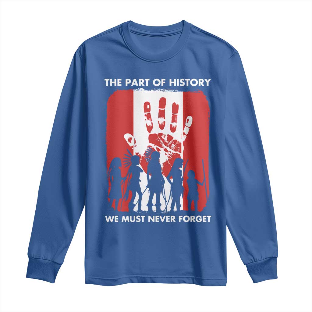 Native American Child Idian Long Sleeve Shirt The Part Of History We Must Never Forget - Wonder Print Shop