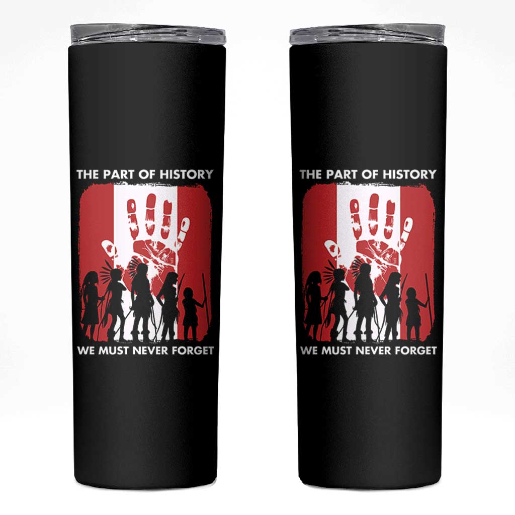 Native American Child Idian Skinny Tumbler The Part Of History We Must Never Forget