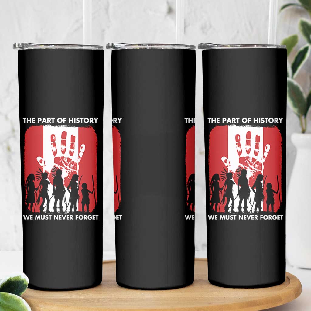 Native American Child Idian Skinny Tumbler The Part Of History We Must Never Forget