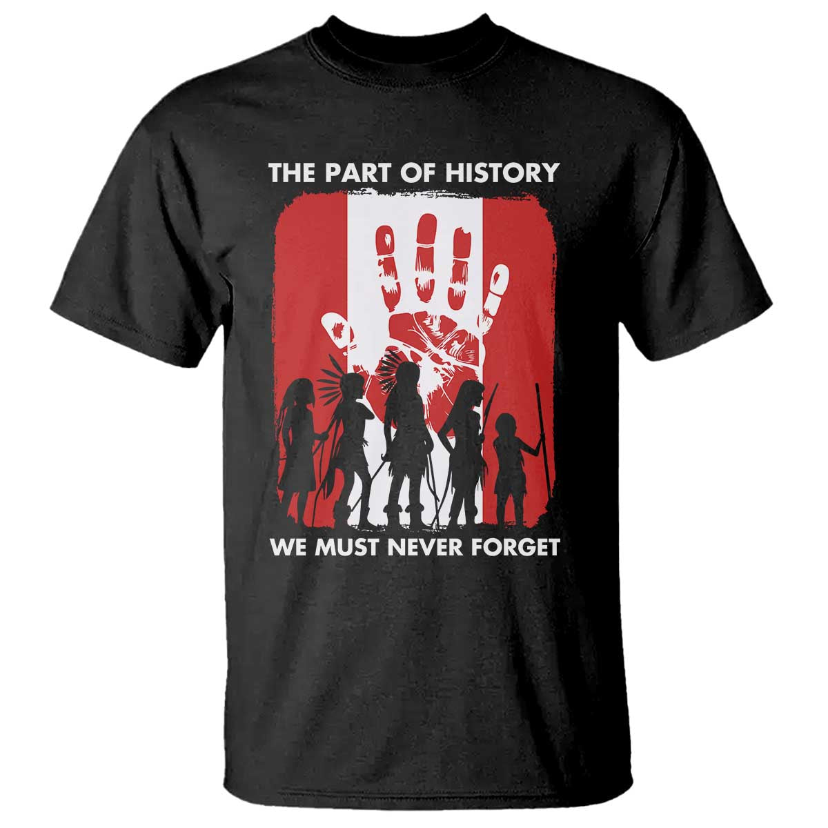 Native American Child Idian T Shirt The Part Of History We Must Never Forget - Wonder Print Shop