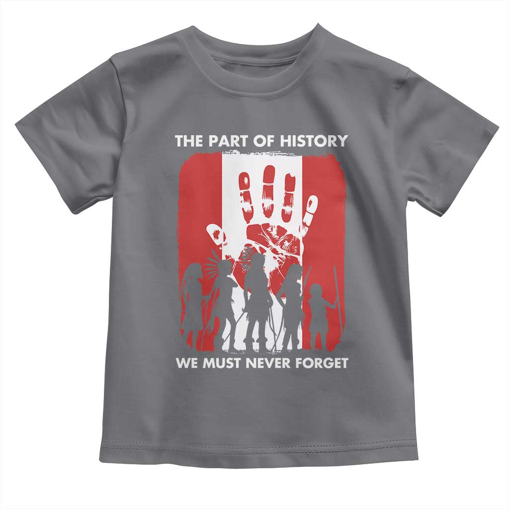 Native American Child Idian Toddler T Shirt The Part Of History We Must Never Forget - Wonder Print Shop
