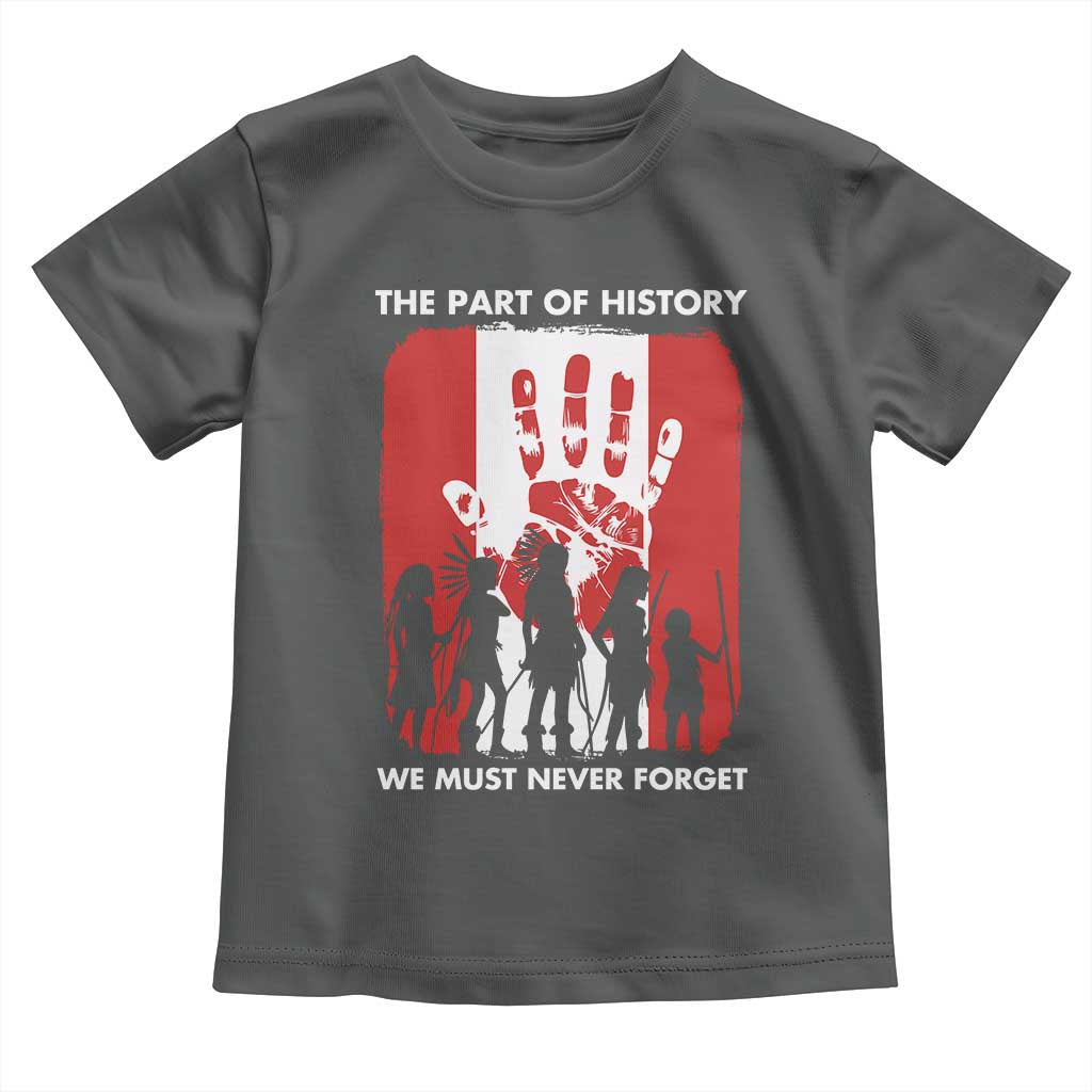 Native American Child Idian Toddler T Shirt The Part Of History We Must Never Forget - Wonder Print Shop