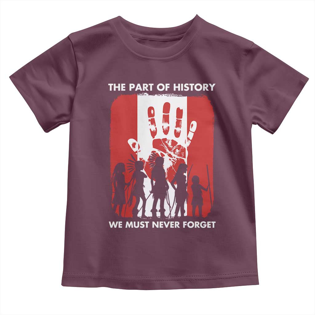 Native American Child Idian Toddler T Shirt The Part Of History We Must Never Forget - Wonder Print Shop