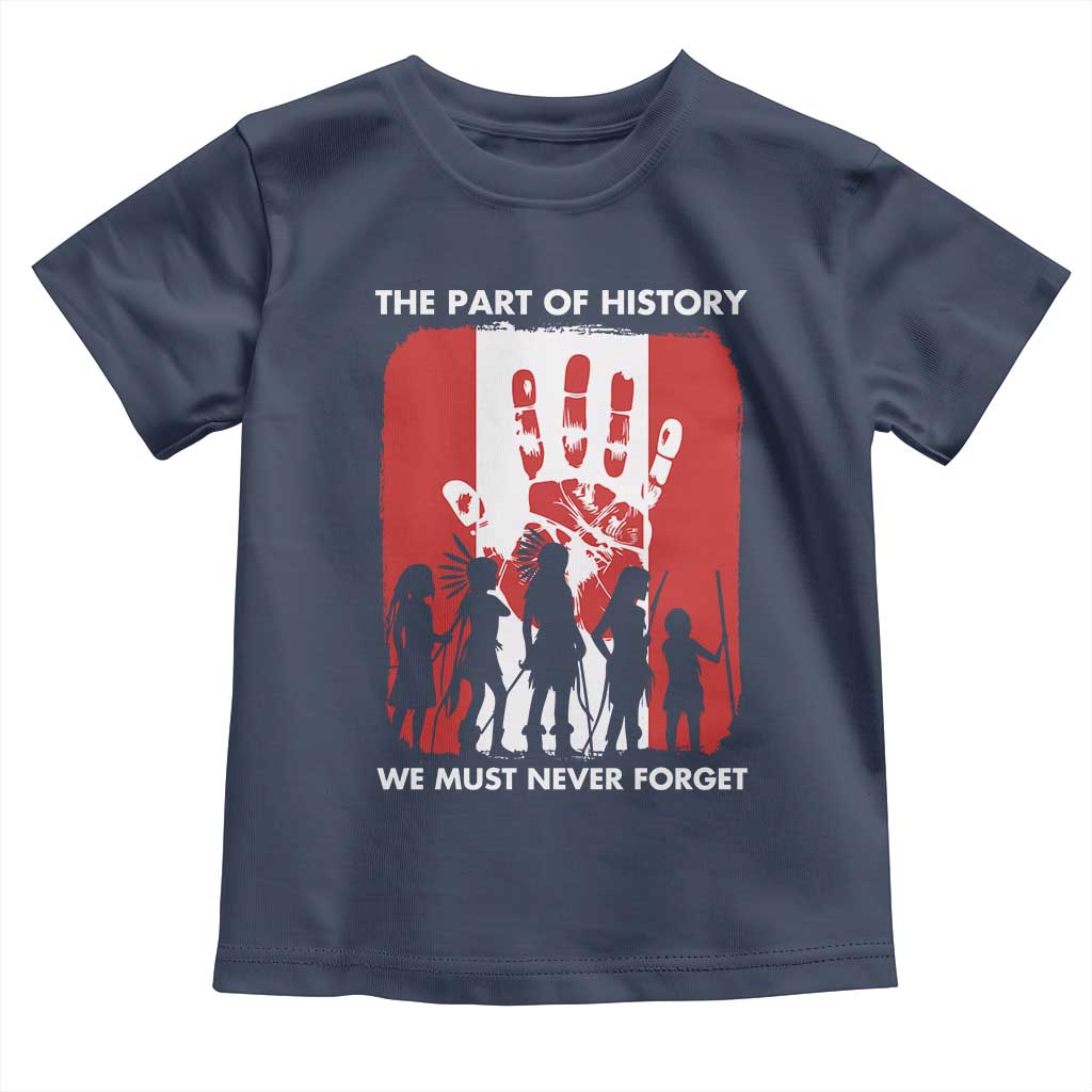 Native American Child Idian Toddler T Shirt The Part Of History We Must Never Forget - Wonder Print Shop