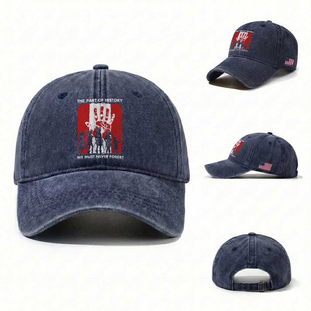 Native American Child Idian Washed Cotton Baseball Cap The Part Of History We Must Never Forget