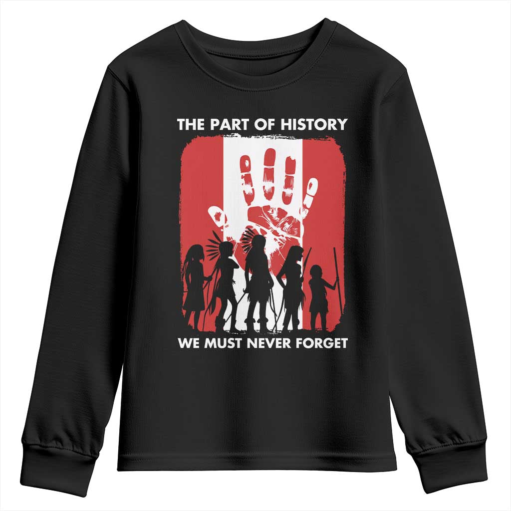 Native American Child Idian Youth Sweatshirt The Part Of History We Must Never Forget - Wonder Print Shop
